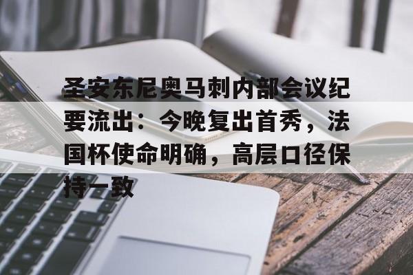 开云体育-圣安东尼奥马刺内部会议纪要流出：今晚复出首秀，法国杯使命明确，高层口径保持一致的简单介绍